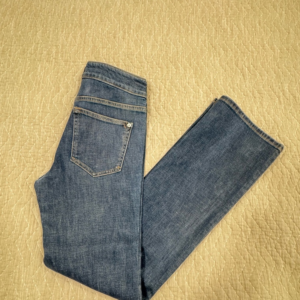 Pilcro High Rise Denim Jeans - Classic Blue